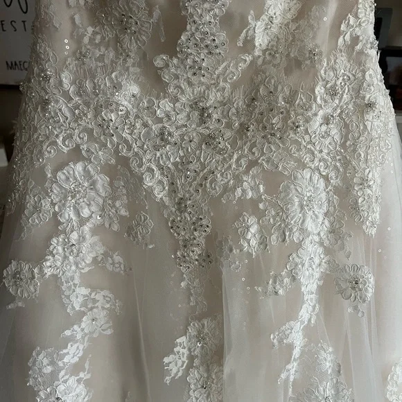 Elegant Lace Wedding Dress - Picture 6 of 16